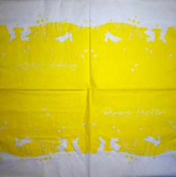 073 Rabbits:  natürlich - 3-ply (grün)